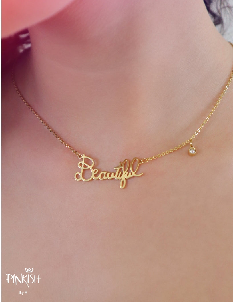 You Are Beautiful Necklace