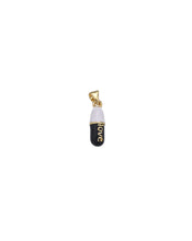 Load image into Gallery viewer, alt=&quot;Black-Gift-For-Him-Love-Pill-Pendant-Enamel-Charm-Gold-Filled-Necklace&quot;