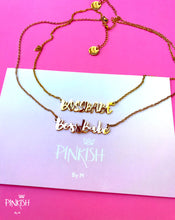 Load image into Gallery viewer, Boss Babe Girl Boss Necklace Jewelry Girl Power Stainless Steel Gift Statement