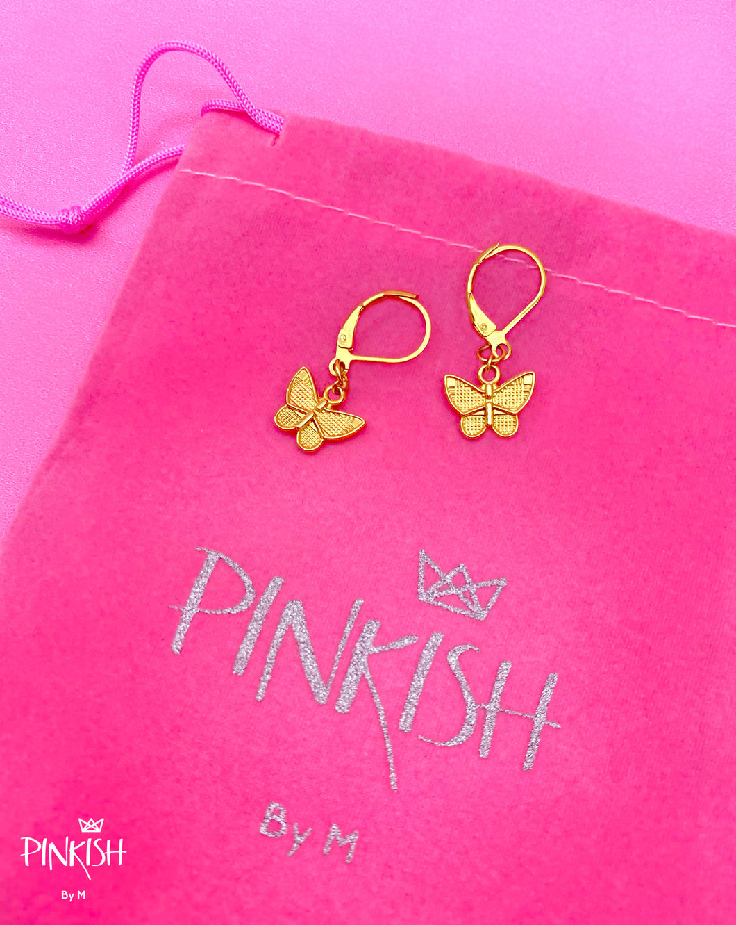 Dotted Butterfly Hook and Huggies