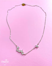 Load image into Gallery viewer, Celestial Sparkling Pave Stars Necklace Sterling Silver