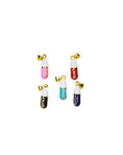 Load image into Gallery viewer, Dainty CHILL Pill Enamel Pendant Necklace