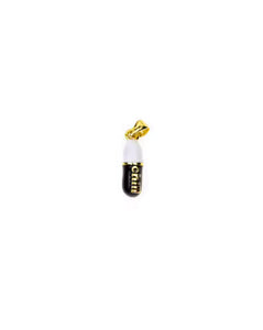 alt="Black-Gift-For-Him-Chill-Pill-Pendant-Enamel-Charm-Gold-Filled-Necklace"