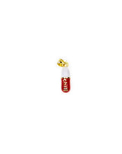 Load image into Gallery viewer, alt=&quot;Red-Chill-Pill-Pendant-Enamel-Charm-Gold-Filled-Necklace&quot;