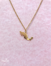 Load image into Gallery viewer, 14K Stainless Steel Country Mexico Dainty Pendant Necklace