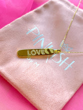 Load image into Gallery viewer, alt=&quot;gold-filled-love-plate-gift-necklace&quot;