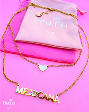 Load image into Gallery viewer, Heart Mexicana Double Layer Necklace Jewelry Cute Gold Stainless Steel