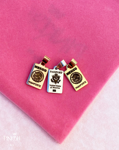 MexIco United Stated Pendant Passport Travel