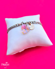 Load image into Gallery viewer, Glass Heart Link Chain Bracelet and Anklet