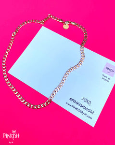 Rose Gold Chunky Link Chain Gold Filled Tarnish Free Water Resistant