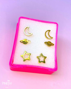 Celestial Stud Earrings