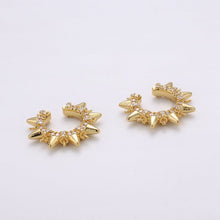 Load image into Gallery viewer, Spike Gold Ear Cuff-Upper Ear Earring No Piercing-Helix Ear Cuff-Cartilage Ear Cuff-Ear cuff no piercing-Ear Cuff Earring Stud