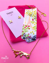 Load image into Gallery viewer, Jet SET Airplanes Necklace &amp; Studs
