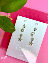 Load image into Gallery viewer, Sterling Silver .925 Jewelry Stud Earrings