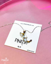 Load image into Gallery viewer, Silver Mexico Map with Hearth made of sterling silver and gold filled unisex