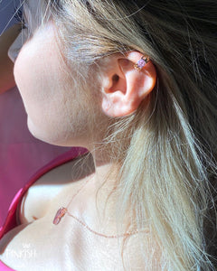 Dainty Rose Gold Ear Cuff Earring