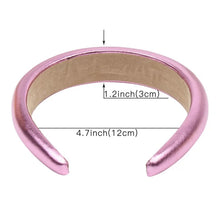 Load image into Gallery viewer, PU Leather Padded Rockstar Headbands