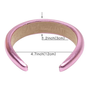 PU Leather Padded Rockstar Headbands