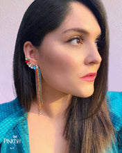 Load image into Gallery viewer, Friday Night Gem Ear Crawler Cuff Drop Earrings