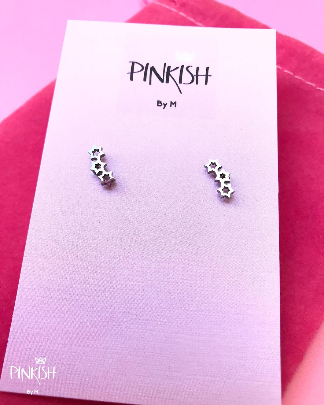 Dainty Star Constellation Stud Earrings