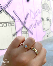 Load image into Gallery viewer, Gold Spike Adjustable Ring